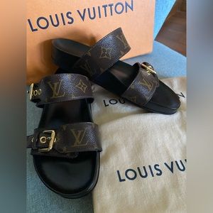 Louis vuitton bom dia mules
